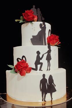 TORTA MATRIMONIALE TEMA LA NOSTRA STORIA